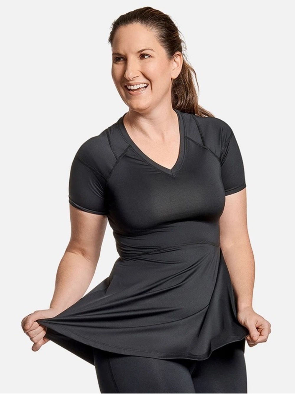 Tommie Copper Fit and Flare Top
